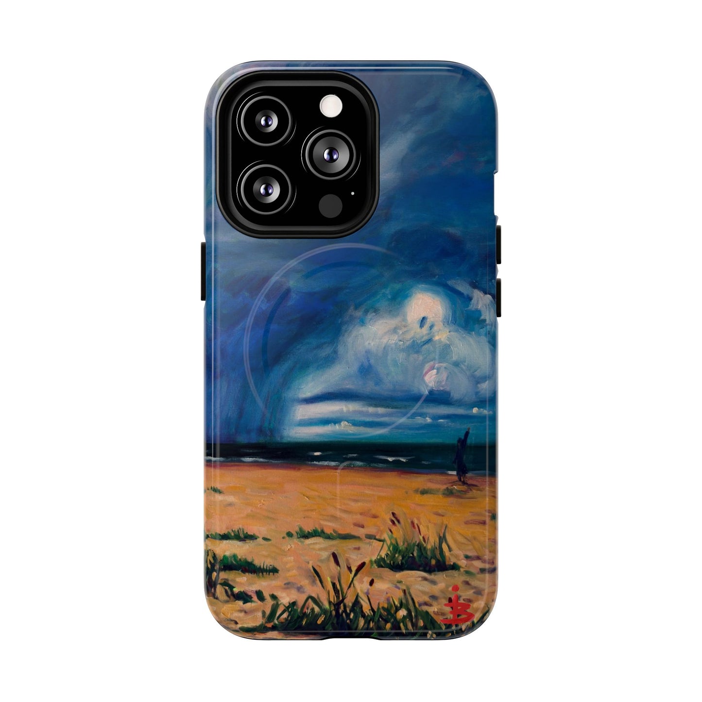 Чехол для телефона — Прочный магнитный чехол с рисунком «Пляжный шторм»