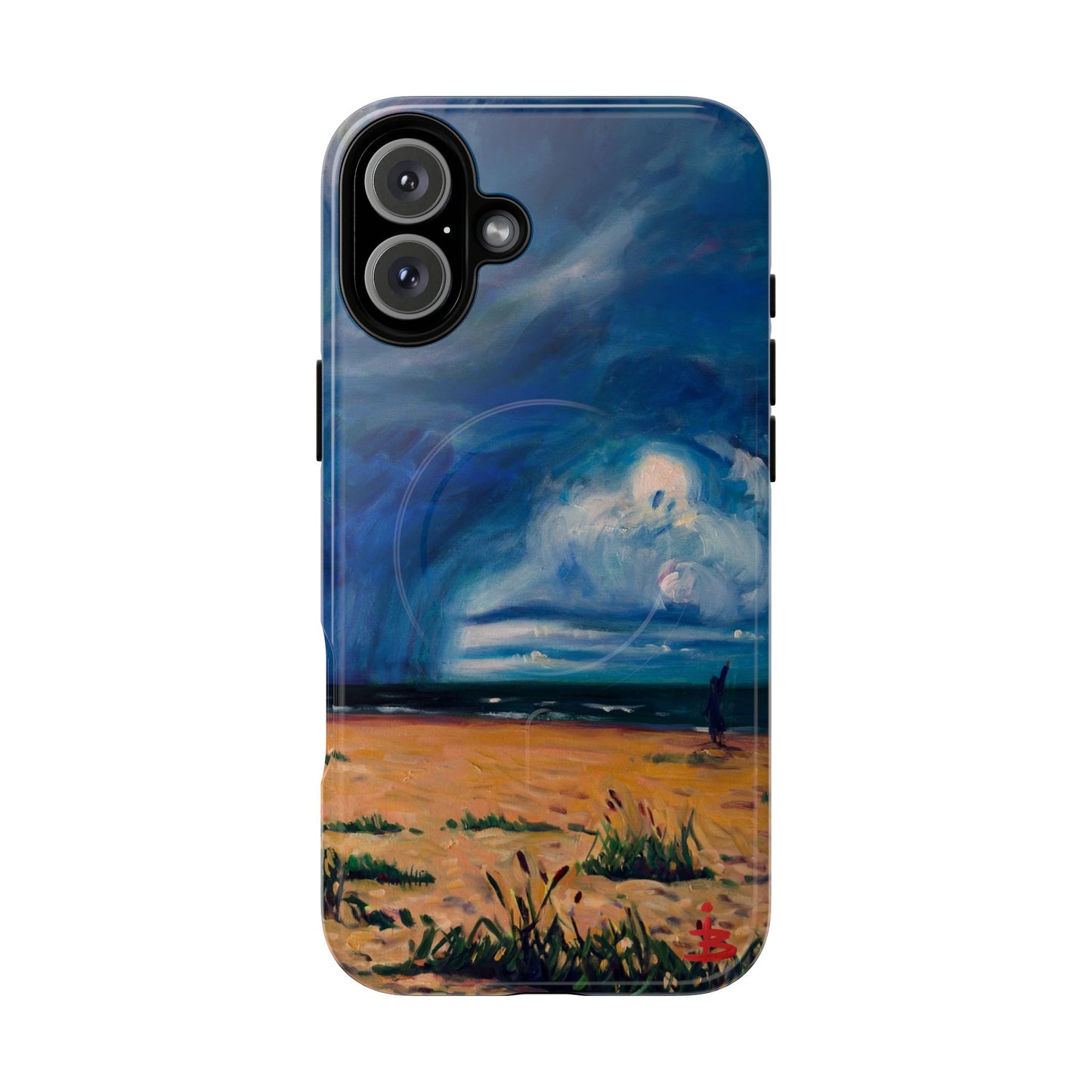 Чехол для телефона — Прочный магнитный чехол с рисунком «Пляжный шторм»