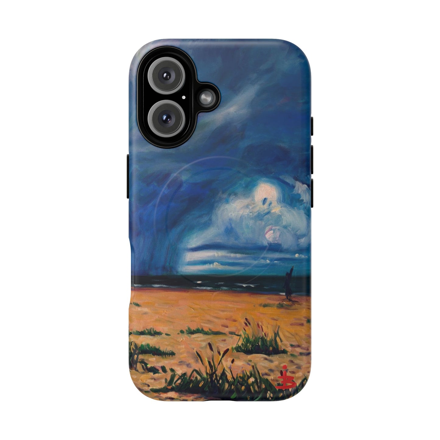 Чехол для телефона — Прочный магнитный чехол с рисунком «Пляжный шторм»