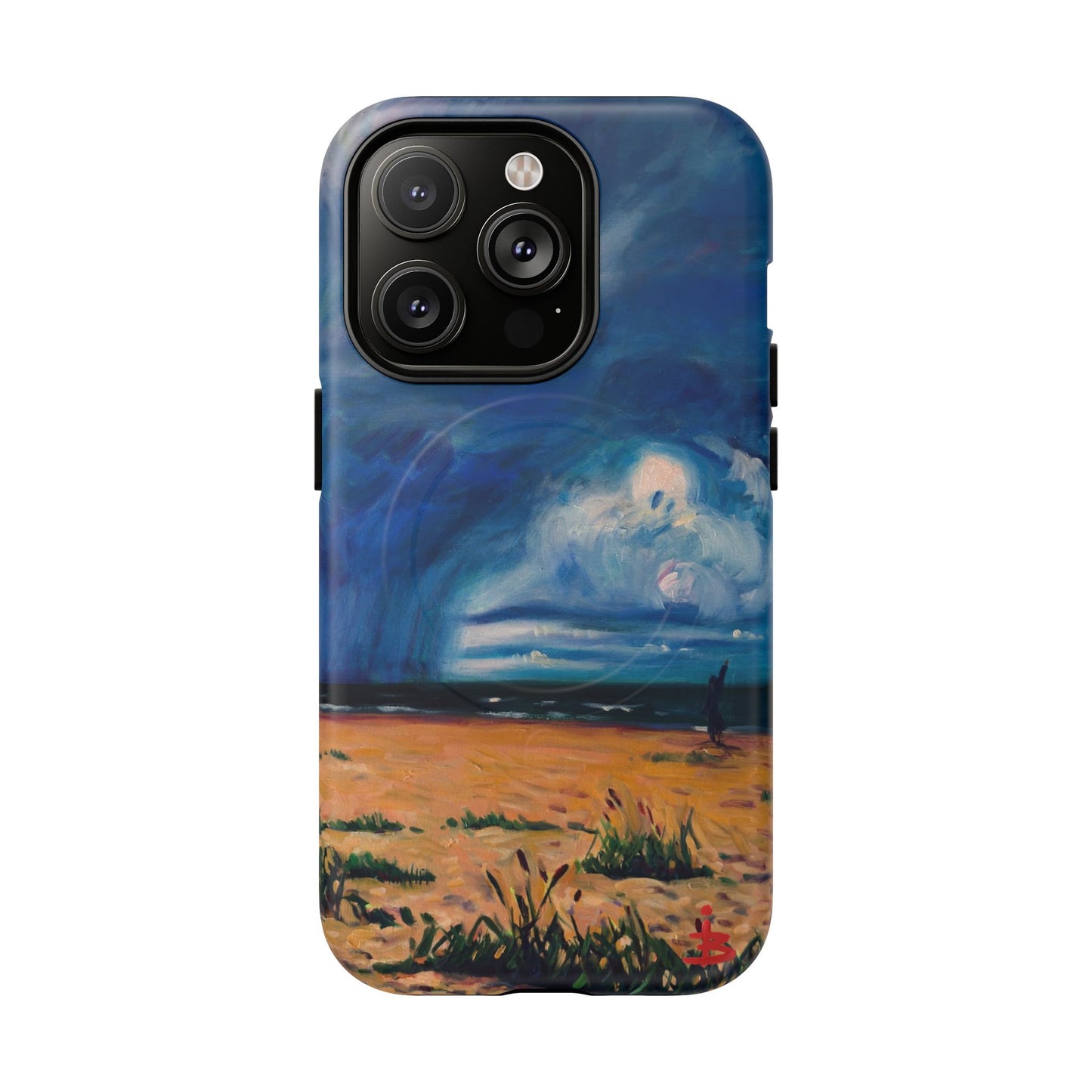 Чехол для телефона — Прочный магнитный чехол с рисунком «Пляжный шторм»