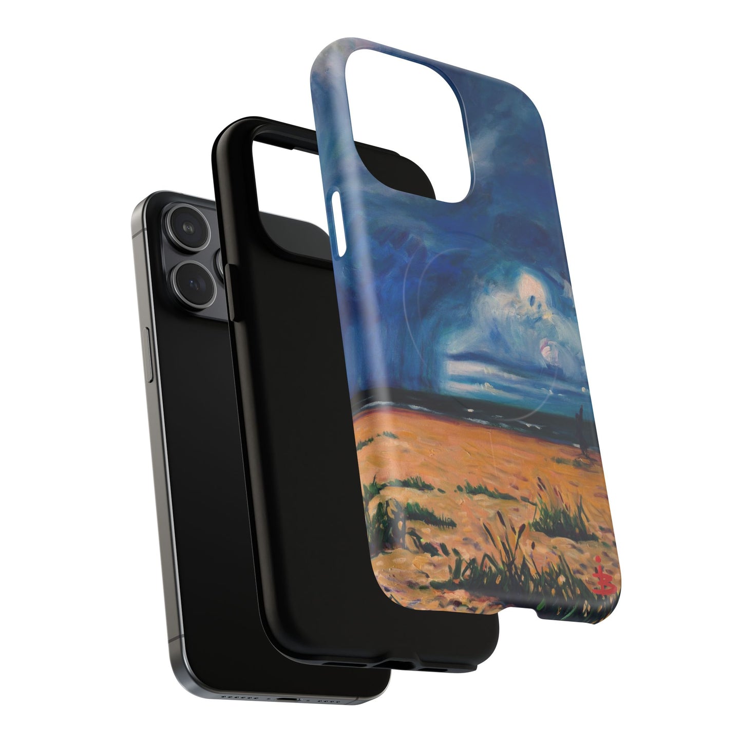 Чехол для телефона — Прочный магнитный чехол с рисунком «Пляжный шторм»