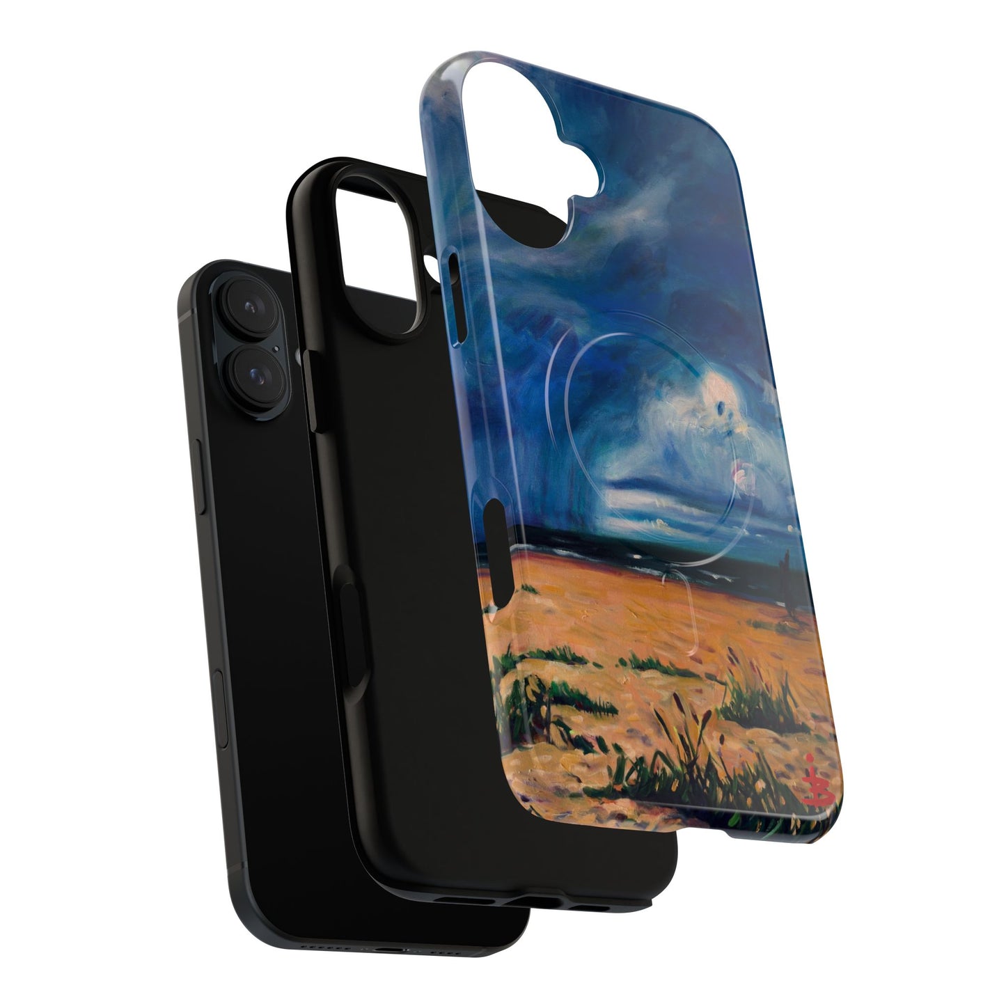 Чехол для телефона — Прочный магнитный чехол с рисунком «Пляжный шторм»