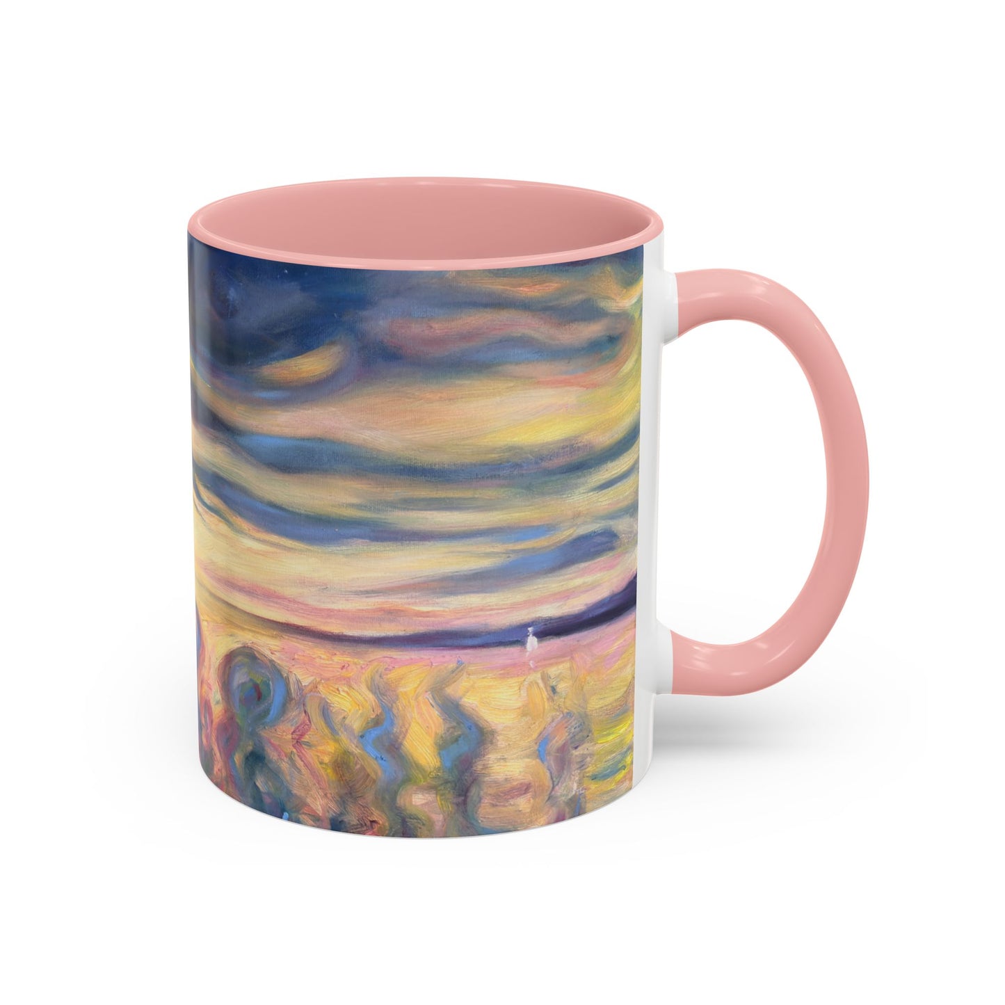 Sunset Dreamscape Coffee Mug — Abstract Sunset Art Accent Mug (11/15oz)
