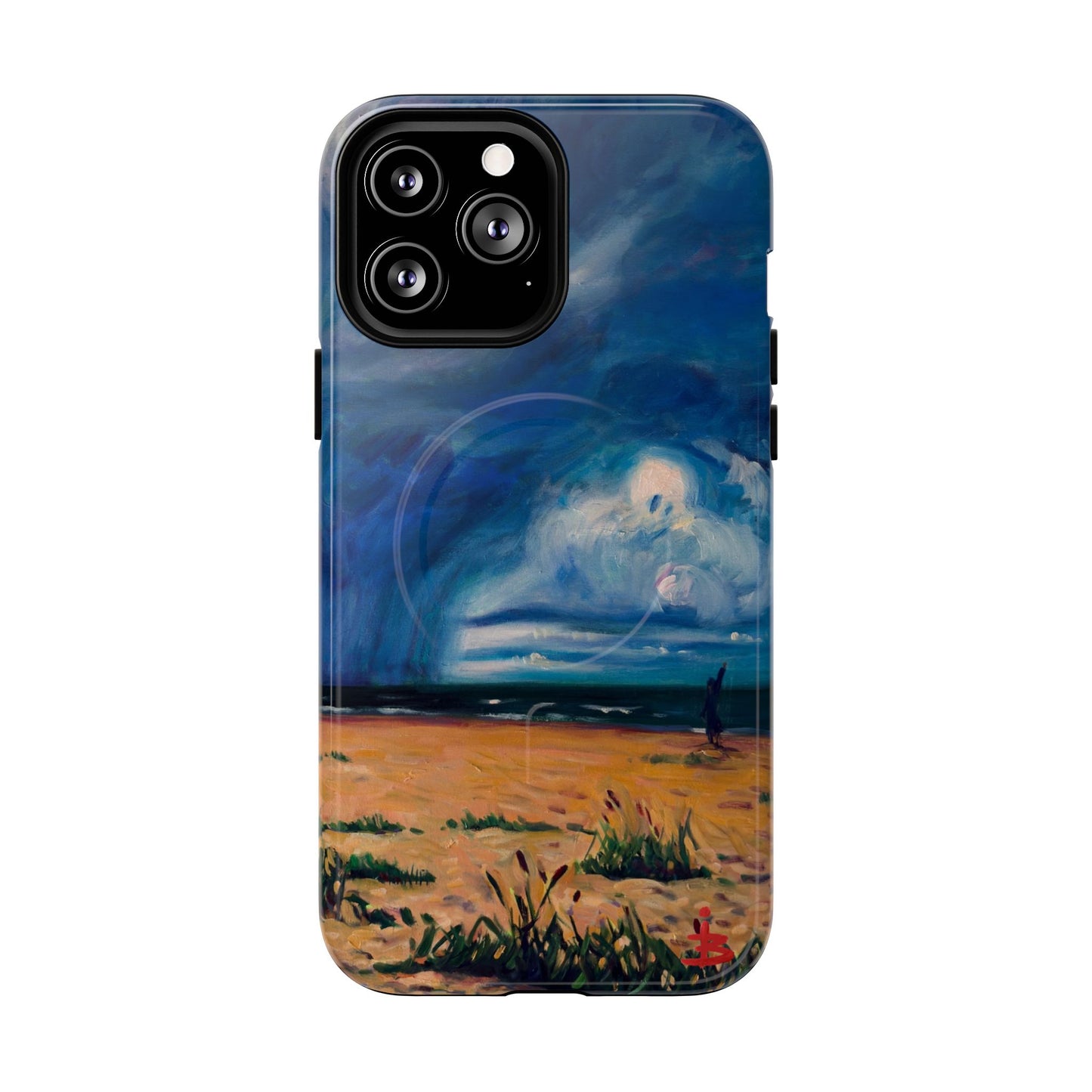 Чехол для телефона — Прочный магнитный чехол с рисунком «Пляжный шторм»