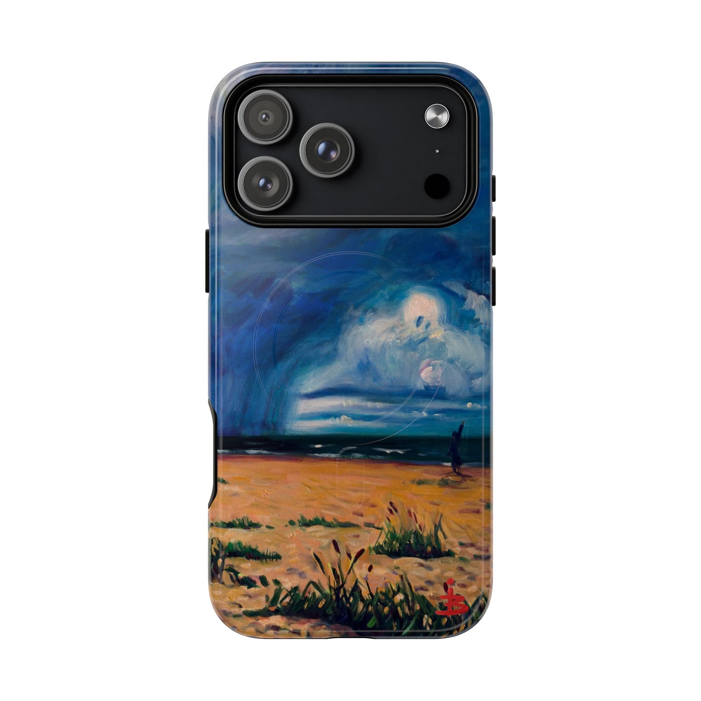 Чехол для телефона — Прочный магнитный чехол с рисунком «Пляжный шторм»