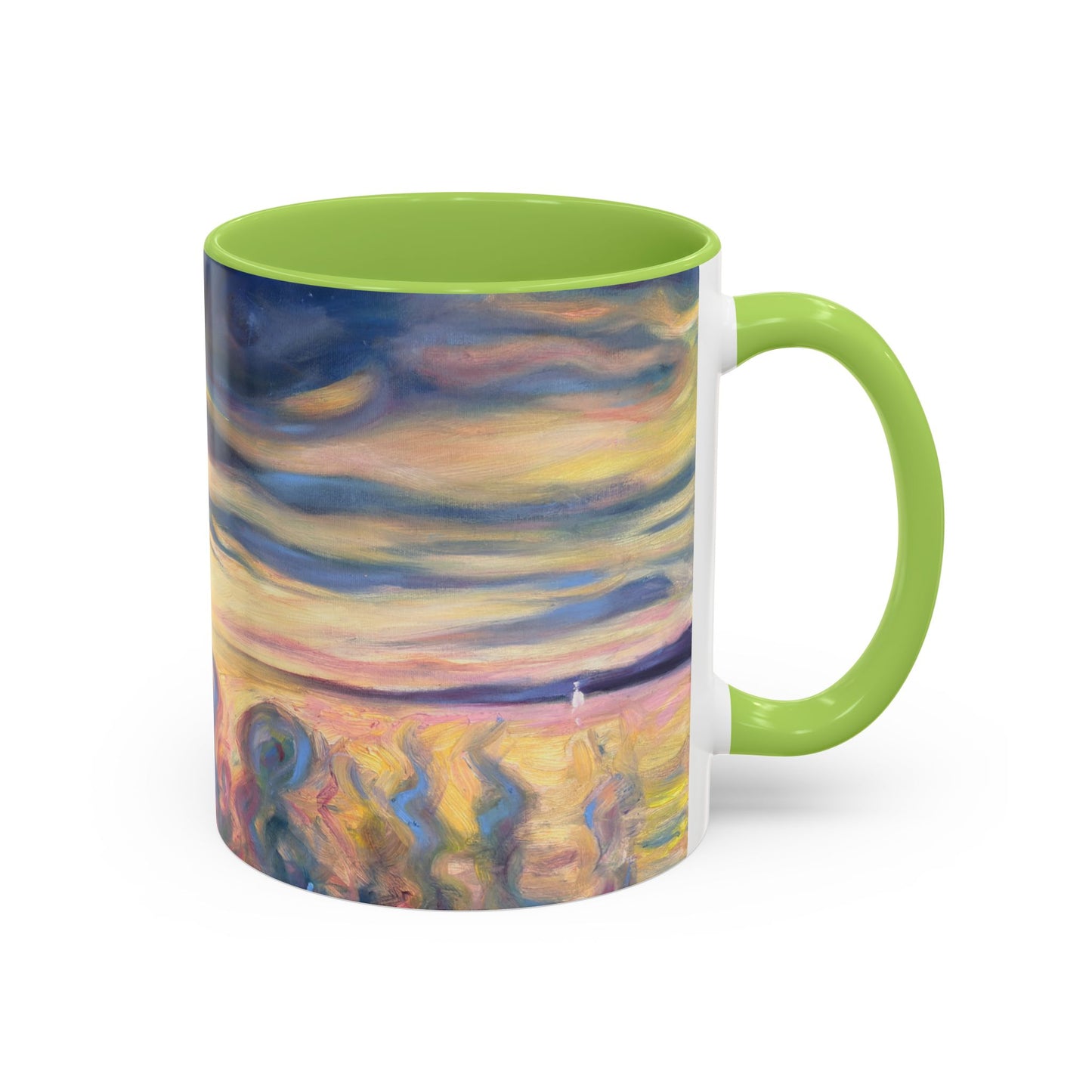 Sunset Dreamscape Coffee Mug — Abstract Sunset Art Accent Mug (11/15oz)