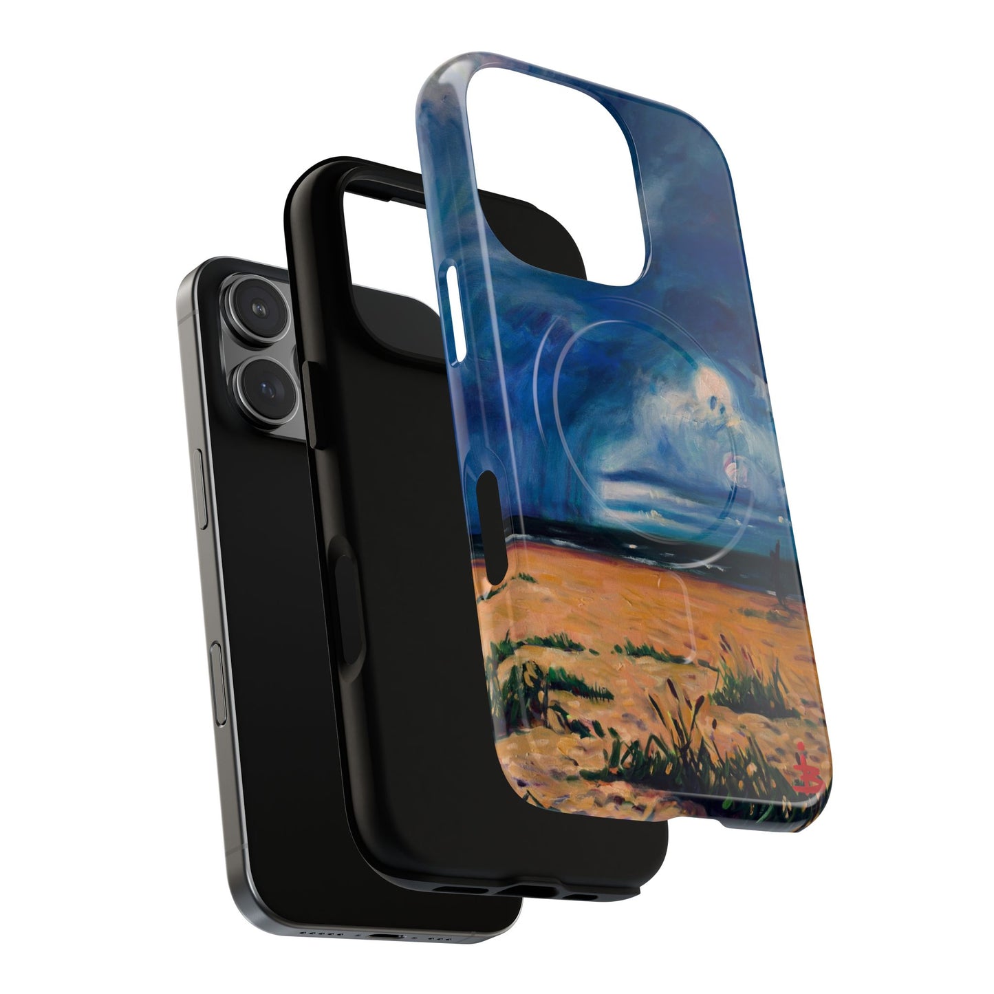 Чехол для телефона — Прочный магнитный чехол с рисунком «Пляжный шторм»