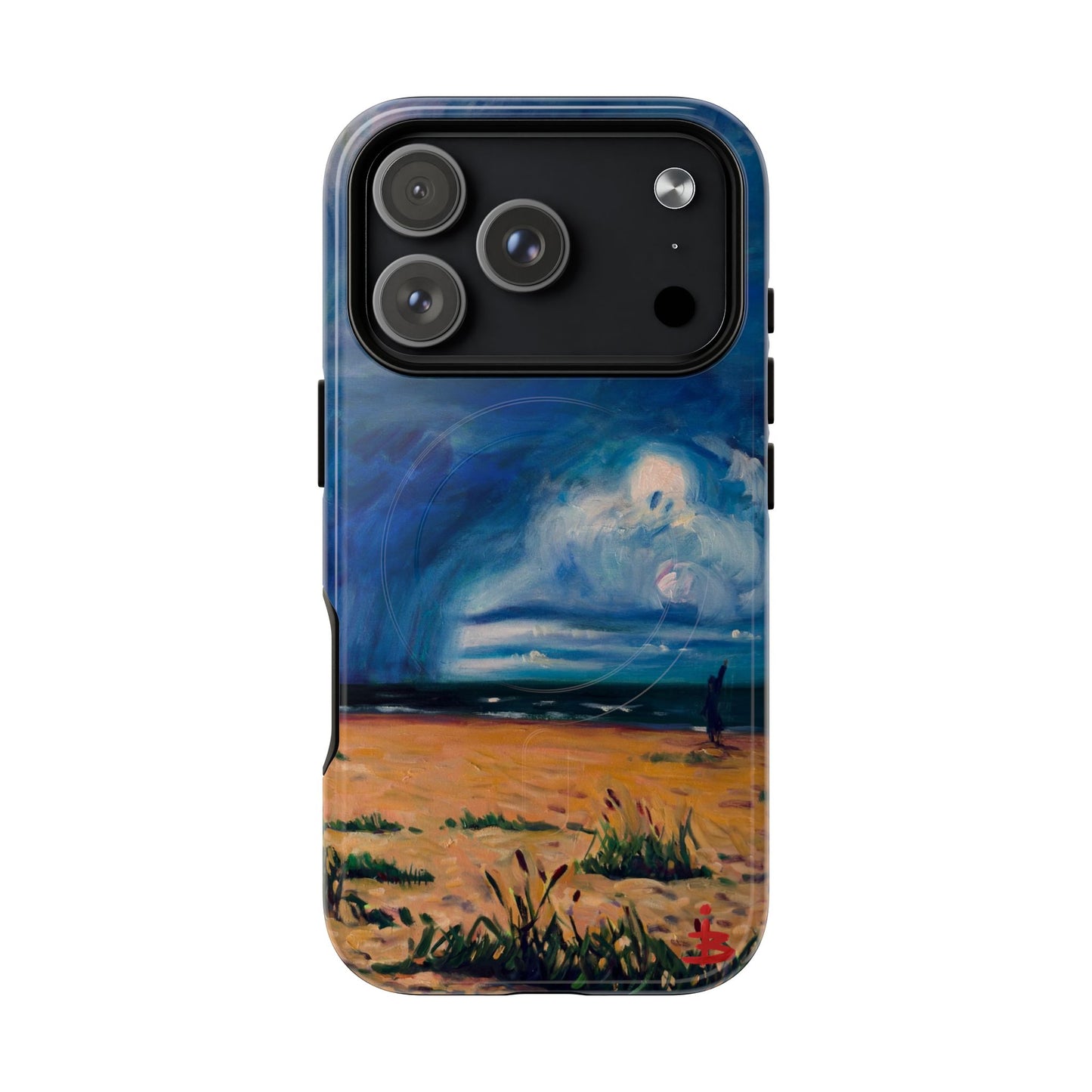 Чехол для телефона — Прочный магнитный чехол с рисунком «Пляжный шторм»