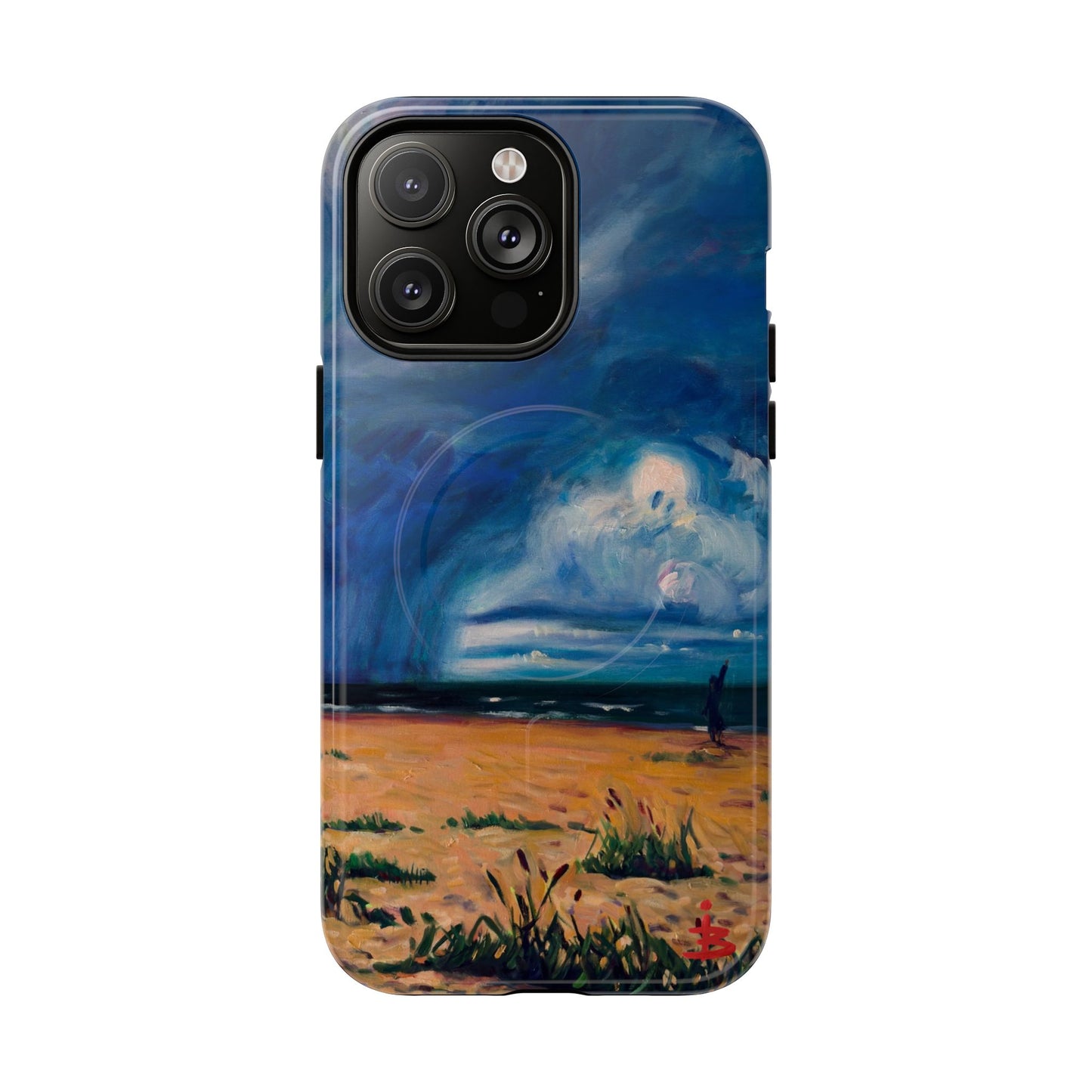 Чехол для телефона — Прочный магнитный чехол с рисунком «Пляжный шторм»