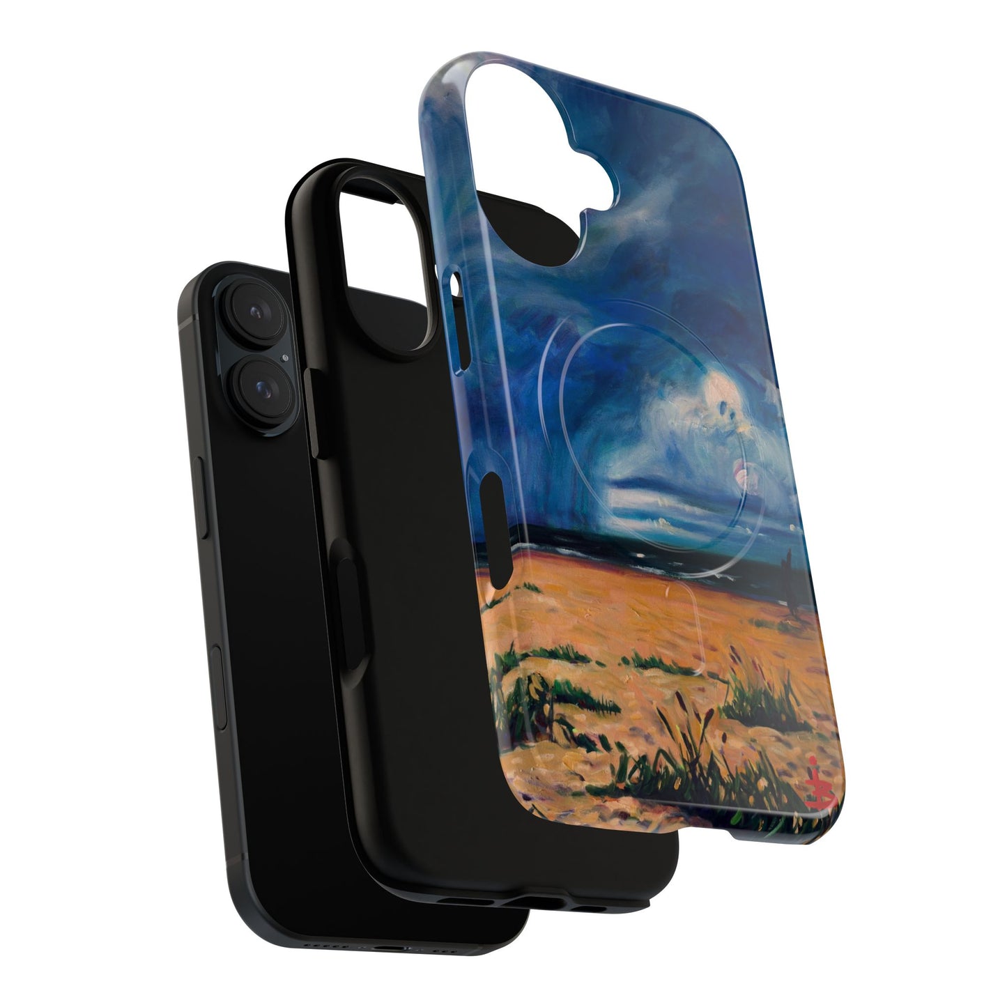 Чехол для телефона — Прочный магнитный чехол с рисунком «Пляжный шторм»