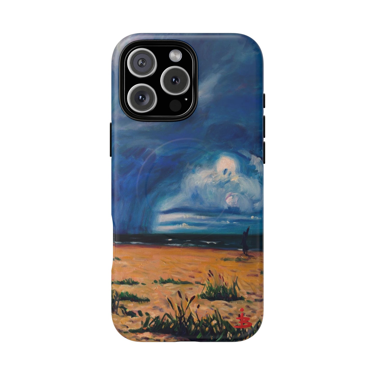 Чехол для телефона — Прочный магнитный чехол с рисунком «Пляжный шторм»