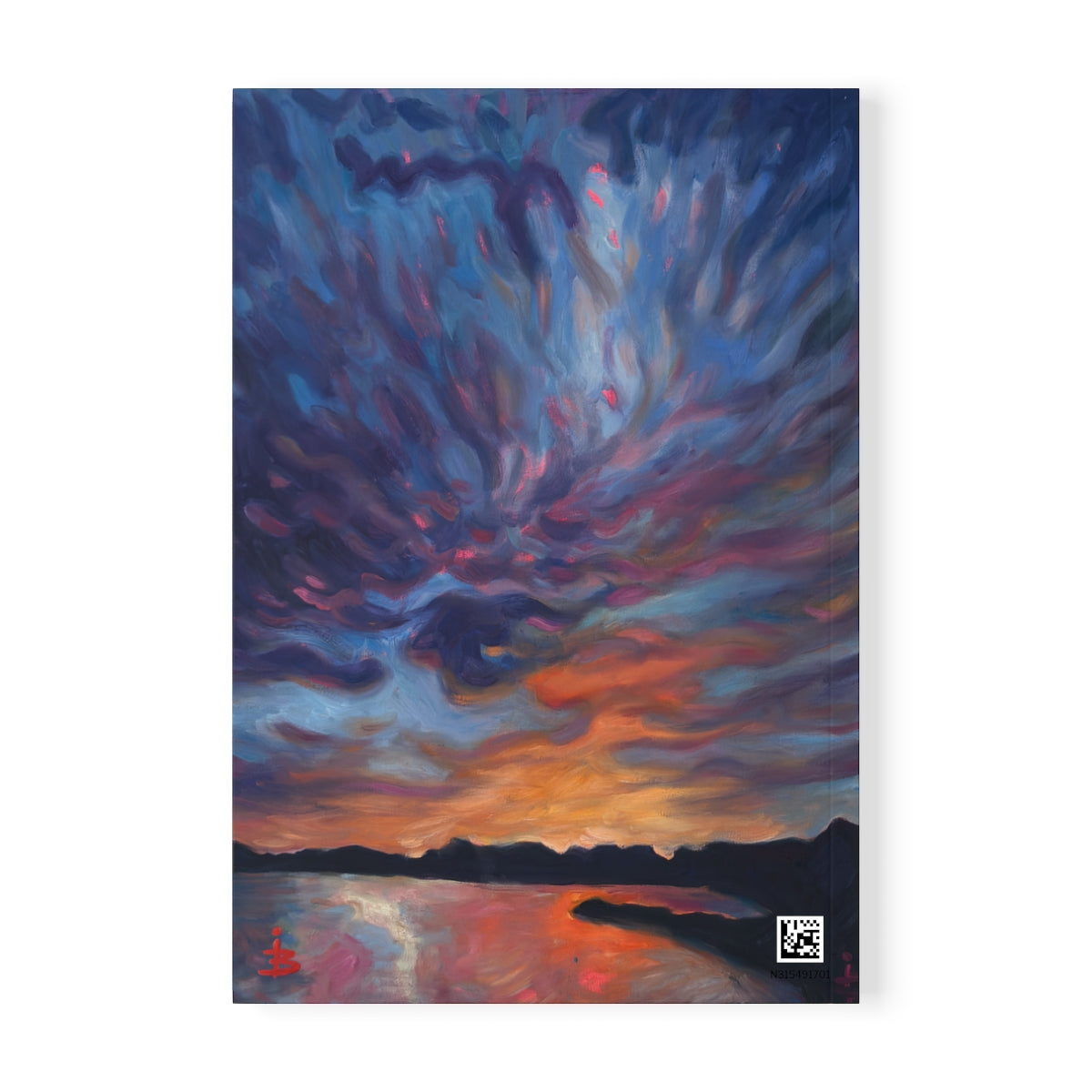 A5-Notizbuch „Sonnenuntergangshimmel“ (Softcover) – Tagebuch mit farbenfrohen Wolkenlandschaften
