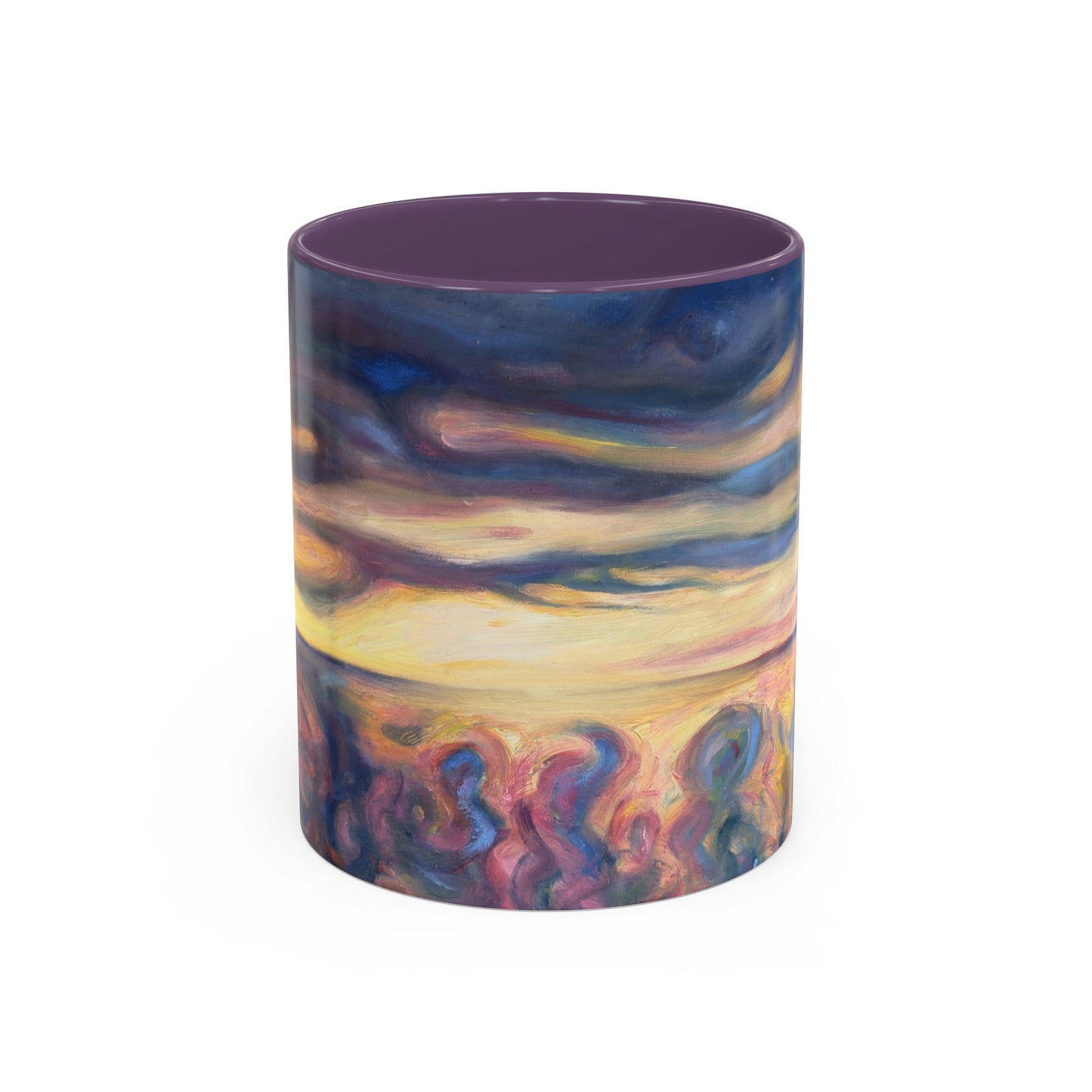 Sunset Dreamscape Coffee Mug — Abstract Sunset Art Accent Mug (11/15oz)