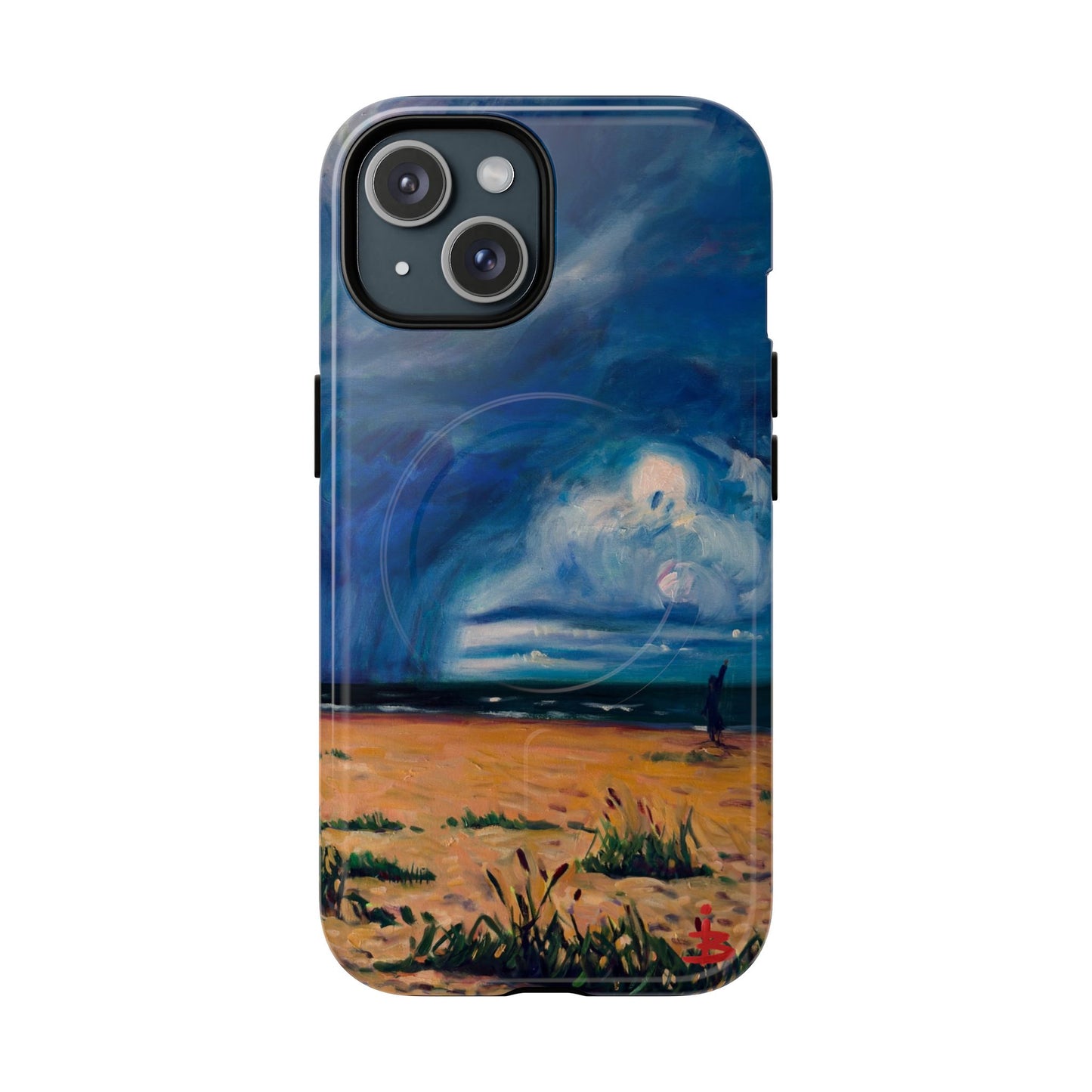 Чехол для телефона — Прочный магнитный чехол с рисунком «Пляжный шторм»