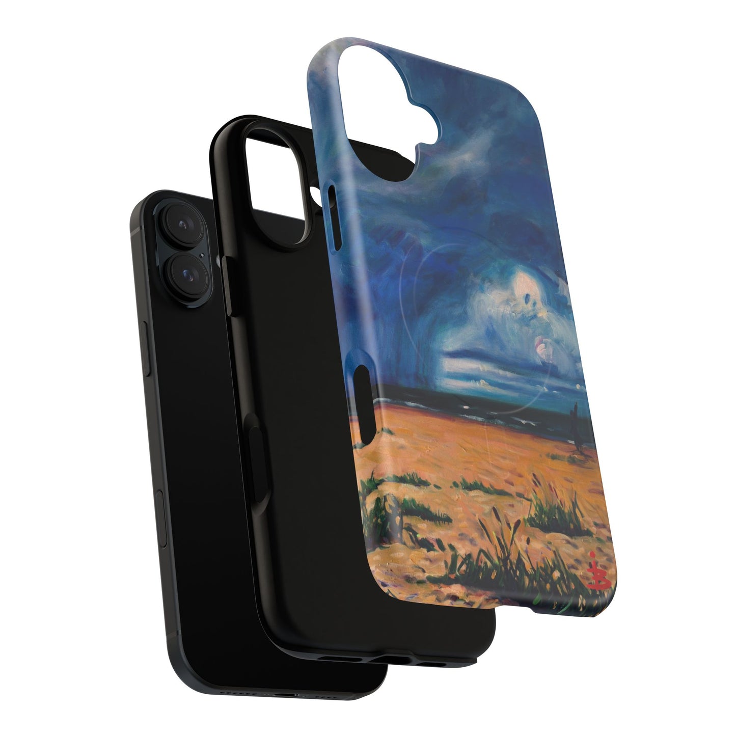 Чехол для телефона — Прочный магнитный чехол с рисунком «Пляжный шторм»