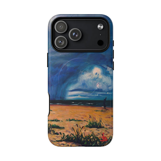 Handyhülle – Robuste magnetische Hülle im Beach Storm Art-Design