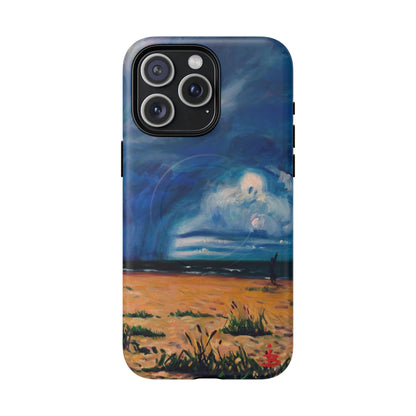 Чехол для телефона — Прочный магнитный чехол с рисунком «Пляжный шторм»