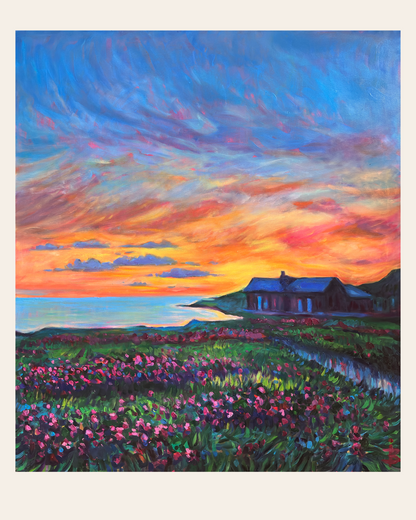 Kunstdruck – Nacht hinter dem Polarkreis