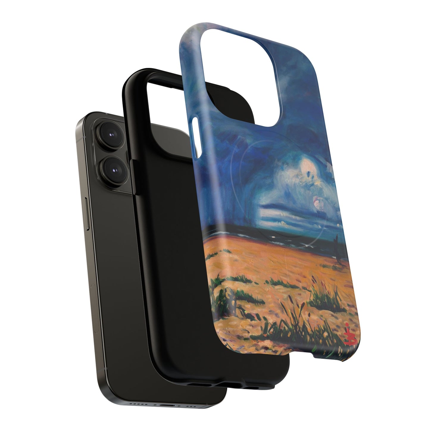 Чехол для телефона — Прочный магнитный чехол с рисунком «Пляжный шторм»