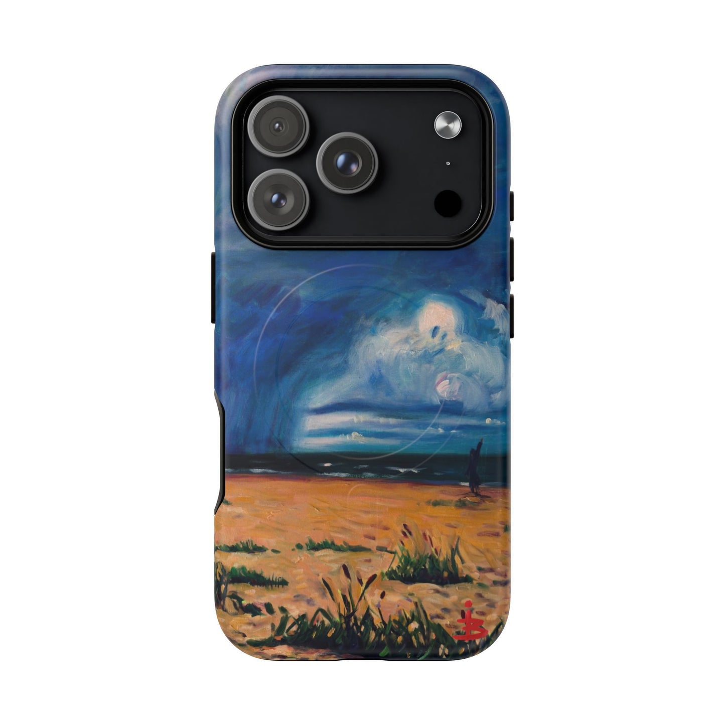 Чехол для телефона — Прочный магнитный чехол с рисунком «Пляжный шторм»