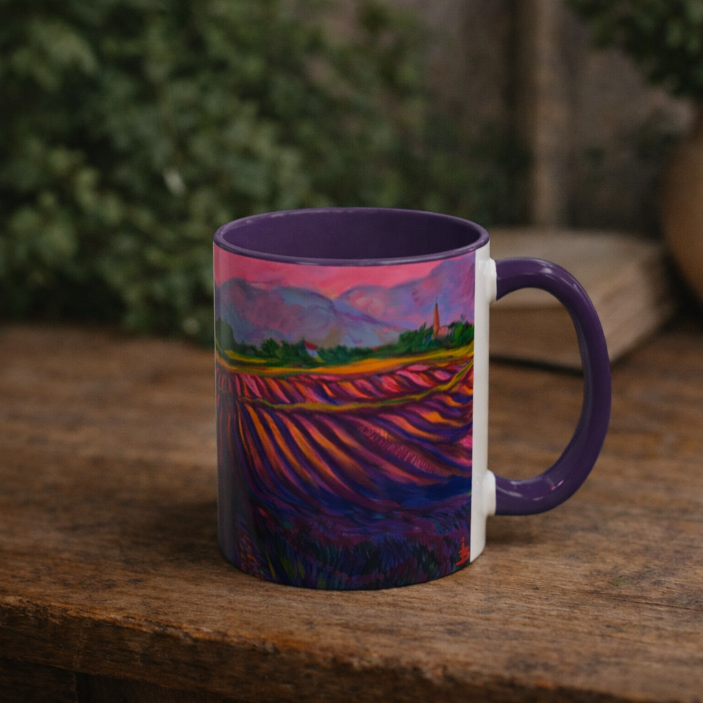 Lavendelfeld Akzent-Kaffeetasse (325 ml, 444 ml)