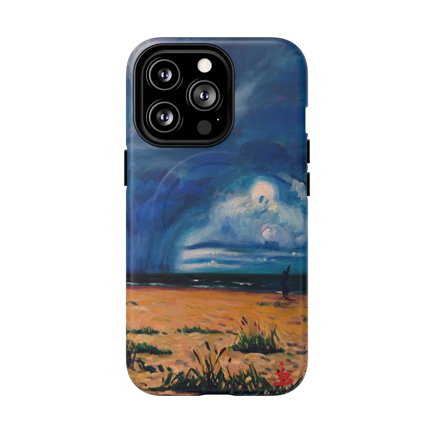 Чехол для телефона — Прочный магнитный чехол с рисунком «Пляжный шторм»