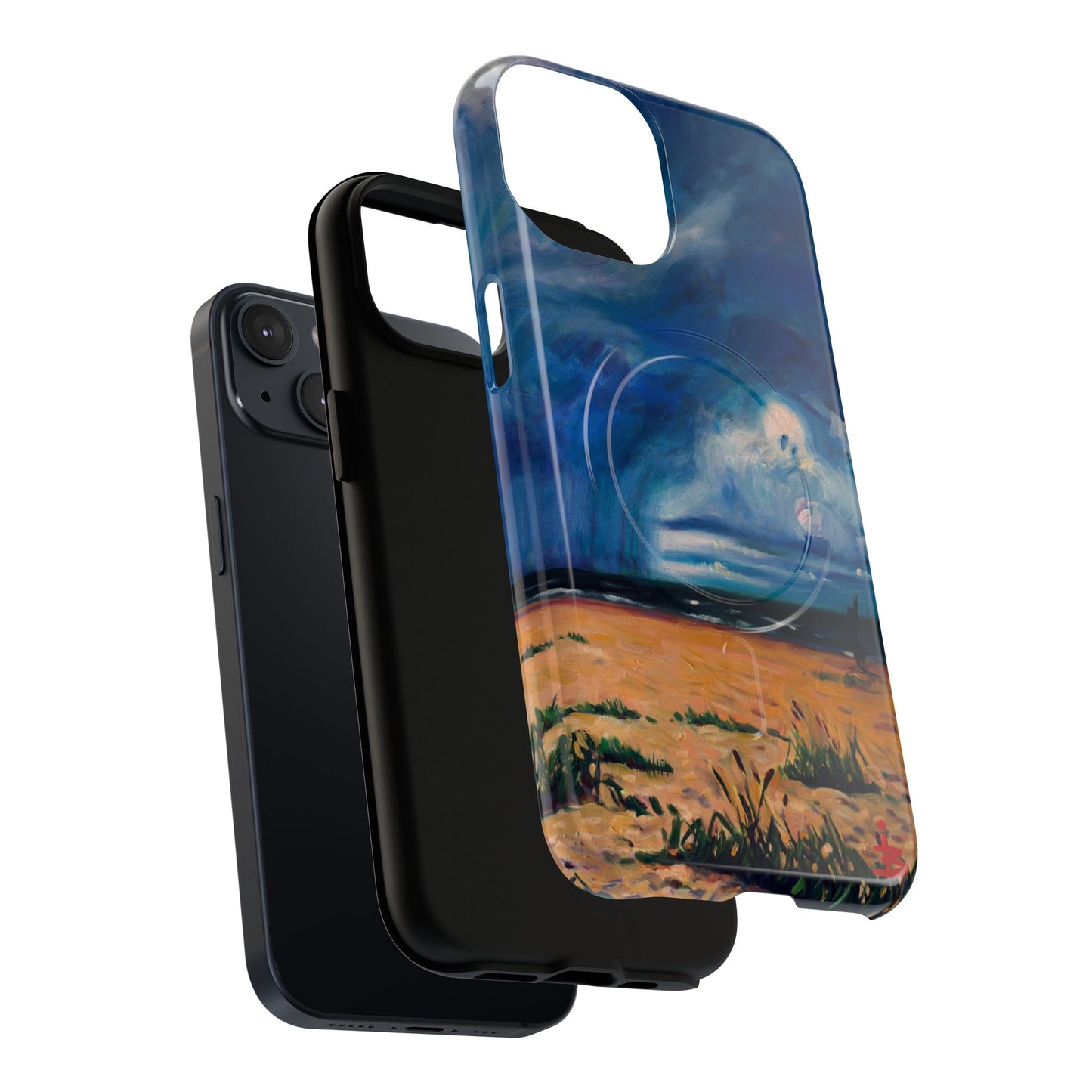 Чехол для телефона — Прочный магнитный чехол с рисунком «Пляжный шторм»