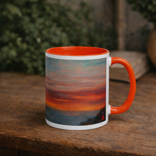 Tasse mit farbiger Innenseite