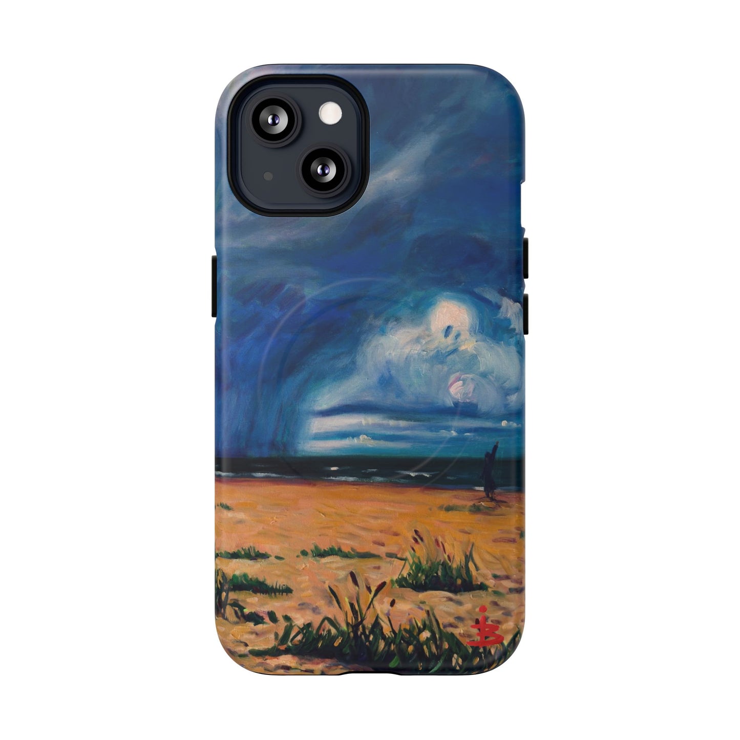 Чехол для телефона — Прочный магнитный чехол с рисунком «Пляжный шторм»