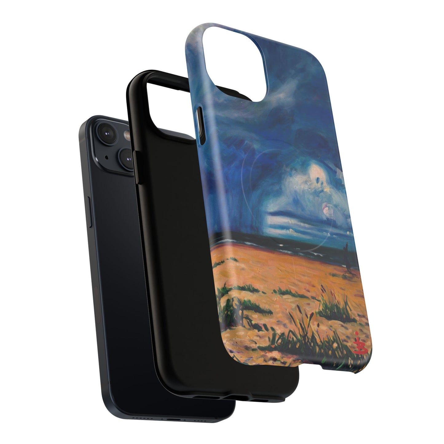 Чехол для телефона — Прочный магнитный чехол с рисунком «Пляжный шторм»