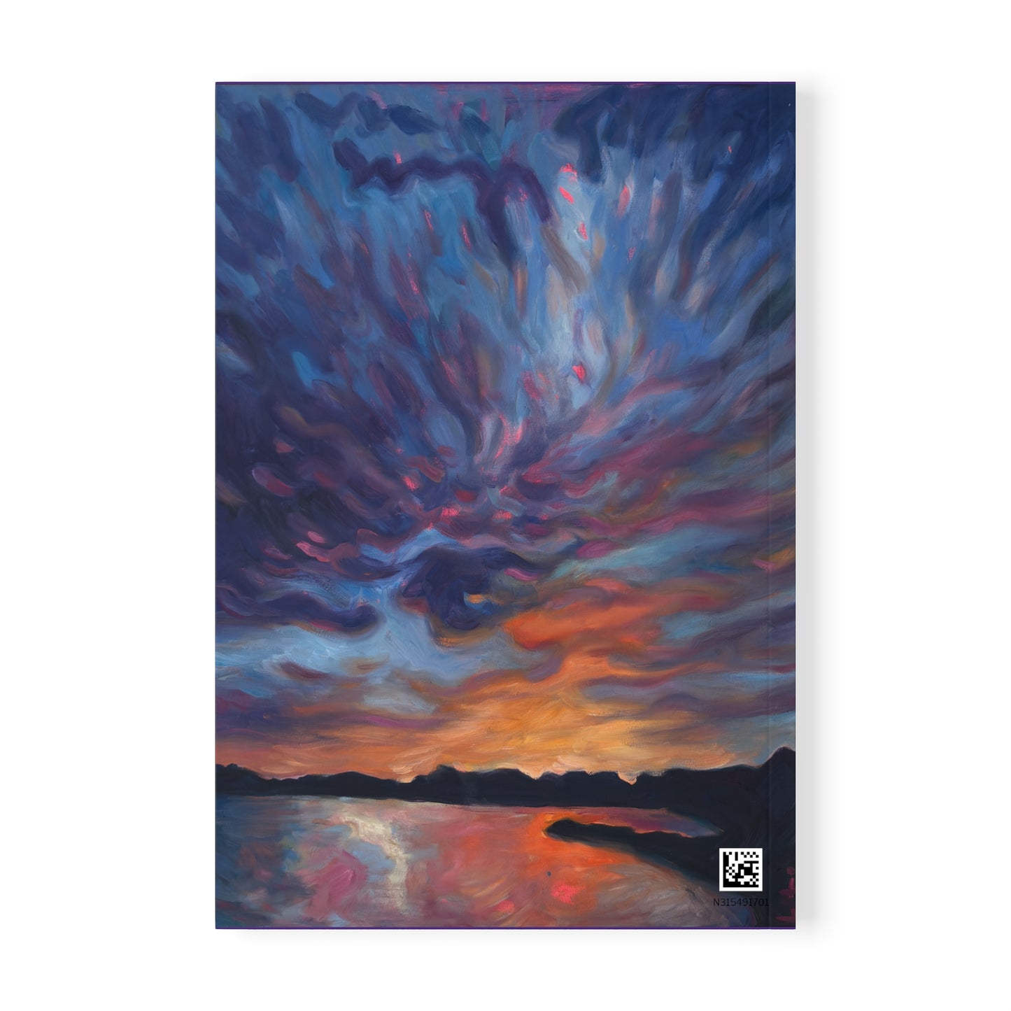 Sunset Sky A5 Softcover Notebook — Colorful Cloudscape Journal
