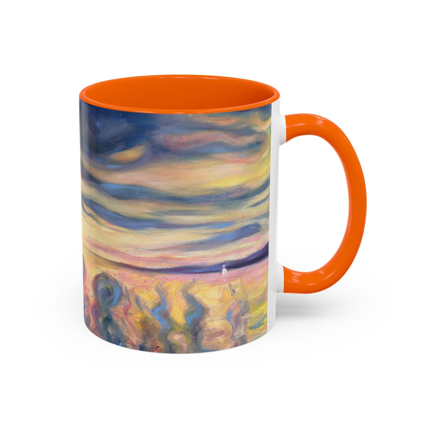 Sunset Dreamscape Coffee Mug — Abstract Sunset Art Accent Mug (11/15oz)