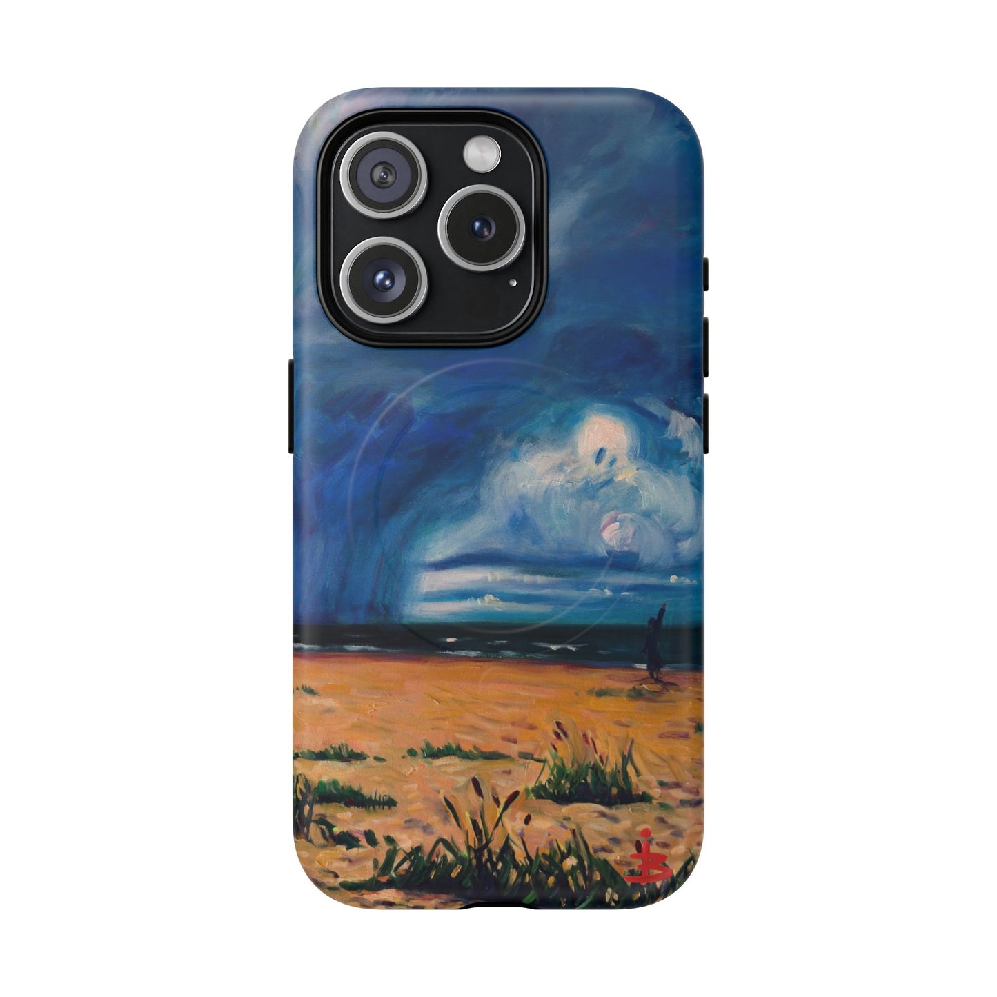 Чехол для телефона — Прочный магнитный чехол с рисунком «Пляжный шторм»