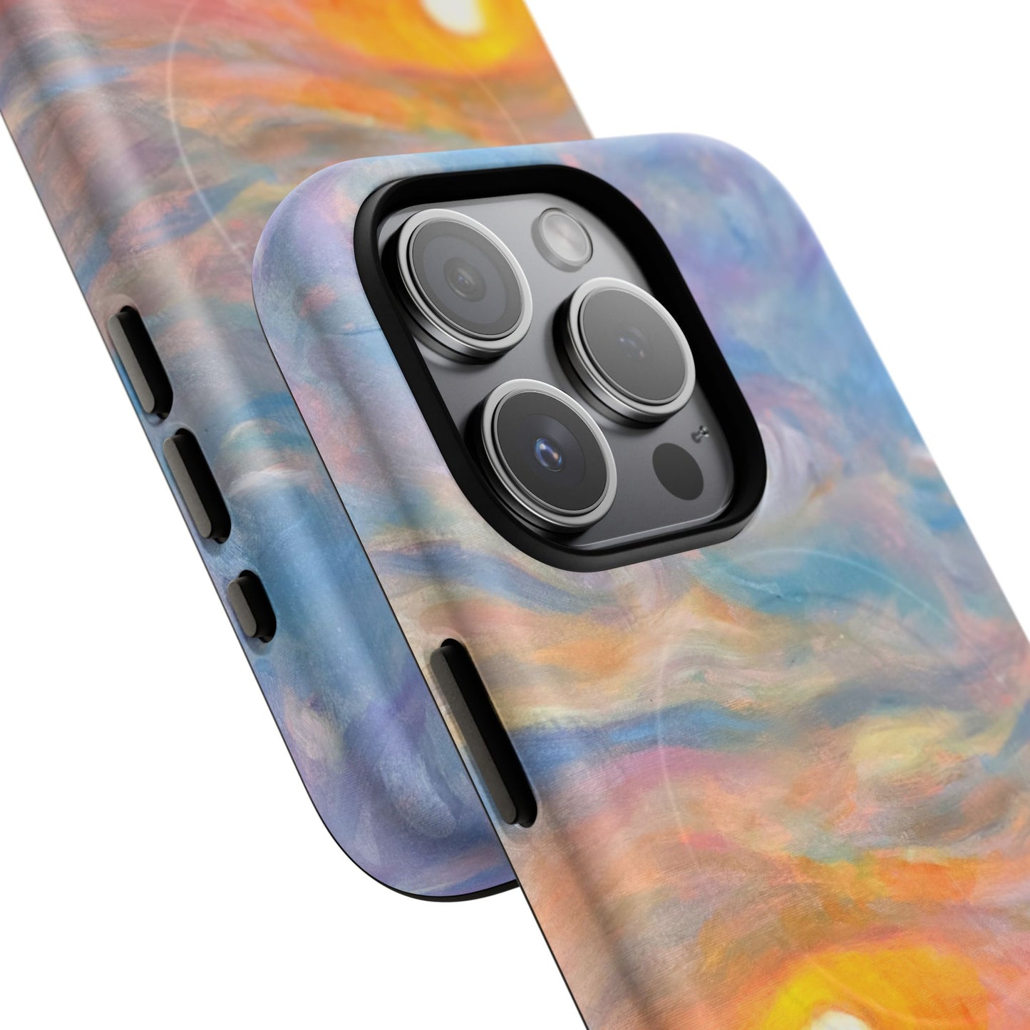 Robuste magnetische Handyhülle „Sunset Shore“ – Schützende, künstlerische Strand-Sonnenuntergangs-Optik