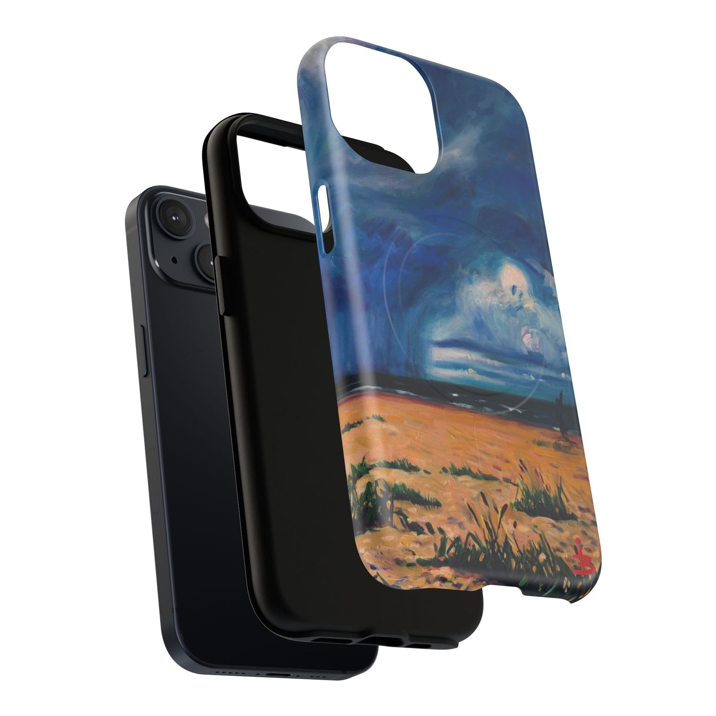 Чехол для телефона — Прочный магнитный чехол с рисунком «Пляжный шторм»