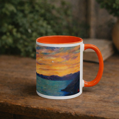 Tasse mit farbiger Innenseite