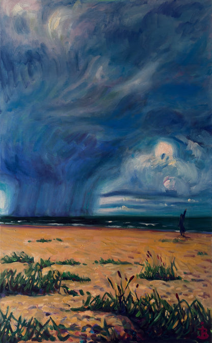 Kunstdruck Küstenlinie - Hallo