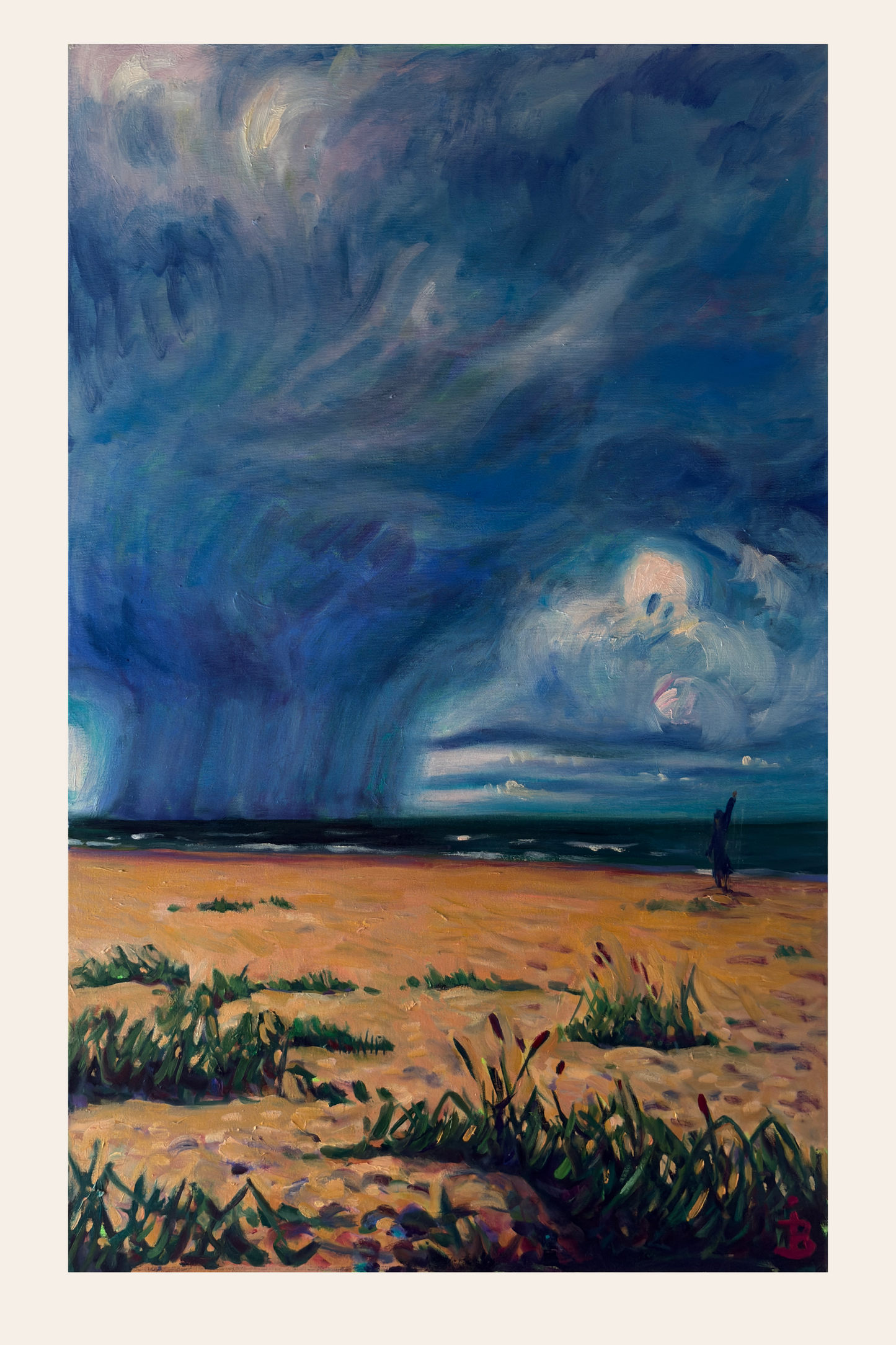 Kunstdruck Küstenlinie - Hallo