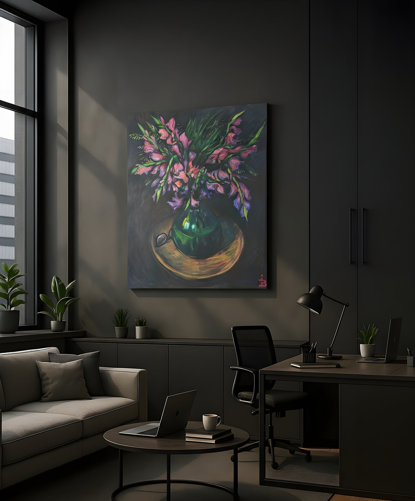 Canvas print - Home office 100x120