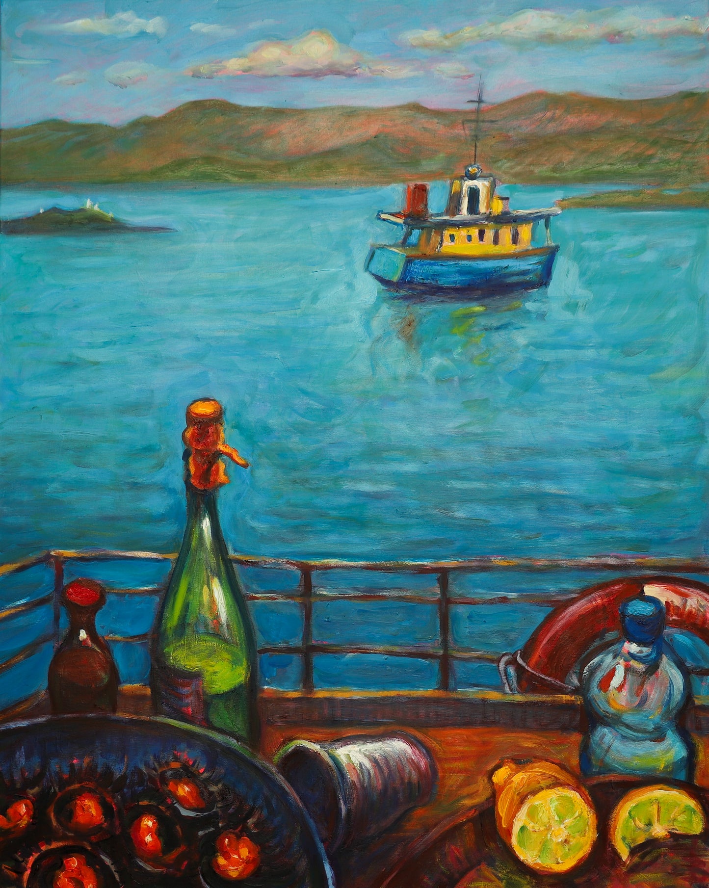 Kunstdruck - Stillleben und Landschaft