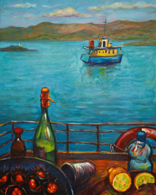 Kunstdruck - Stillleben und Landschaft