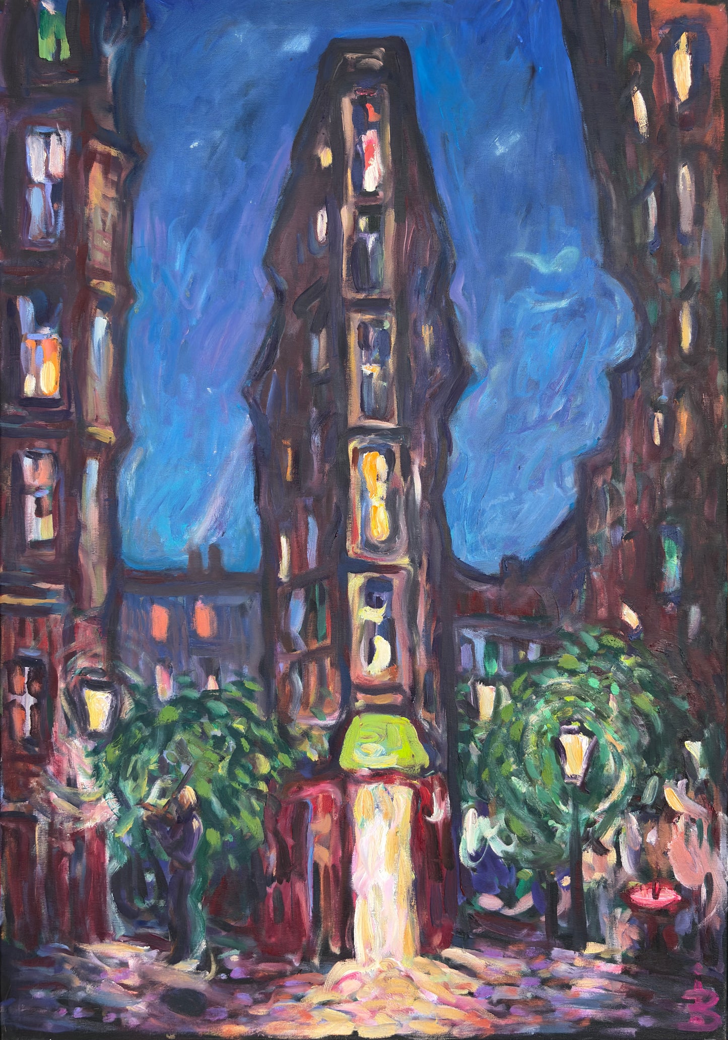 Canvas print French city Lyon - Part II