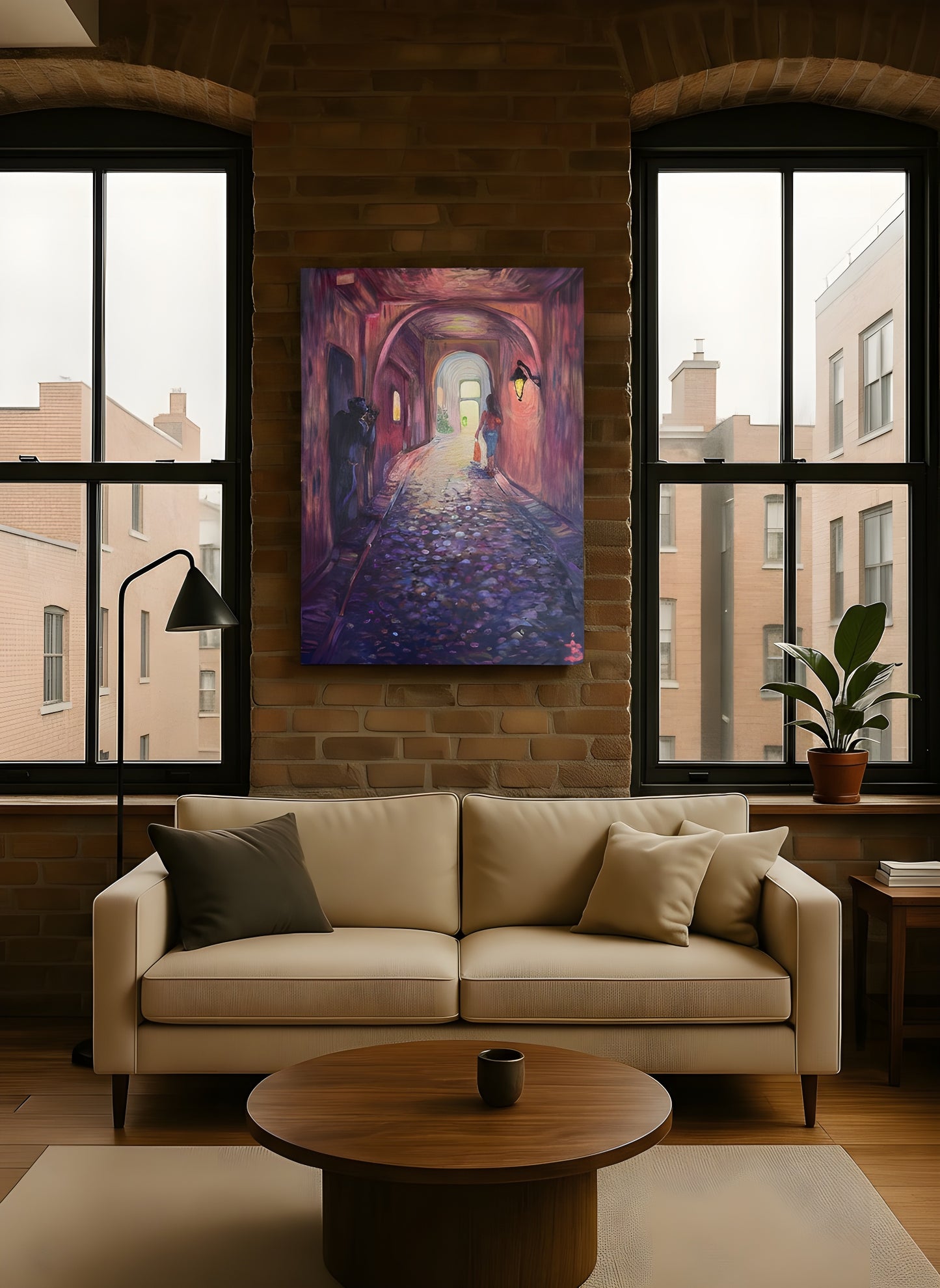 Art print French city Lion - Part I