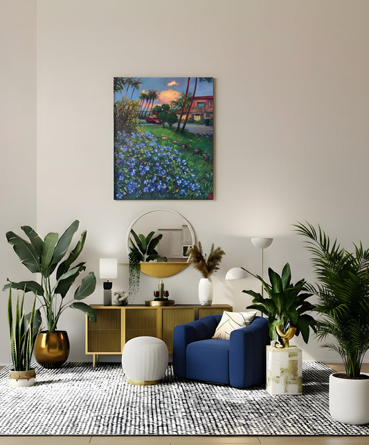 Canvas print lively spirit of tropical days - Southern Florida 100x120