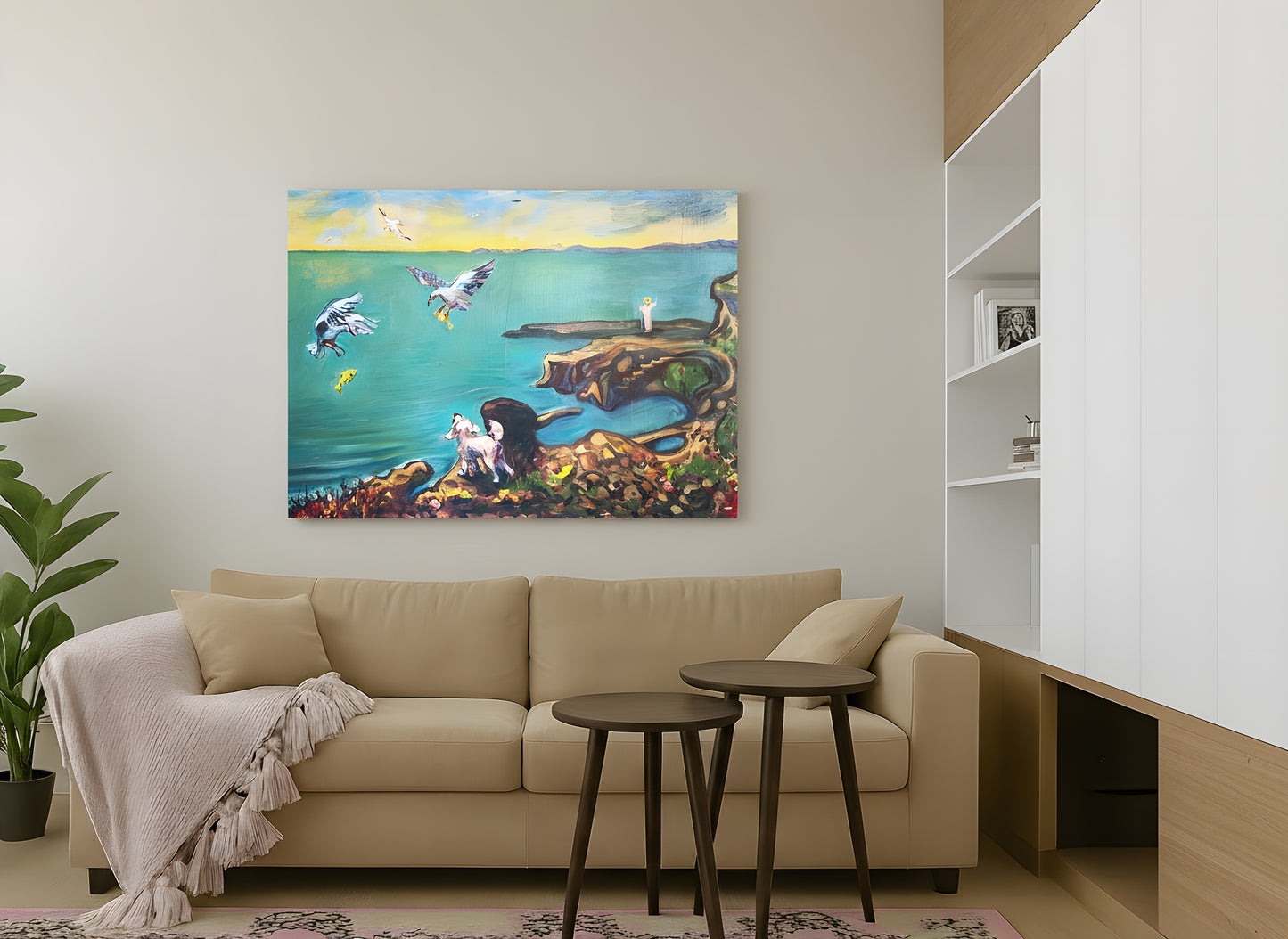 Canvas print -  The Wrong Gate or the consequences of corruption in the heavenly