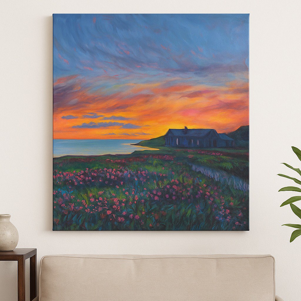 Art print - Night behind the polar circle