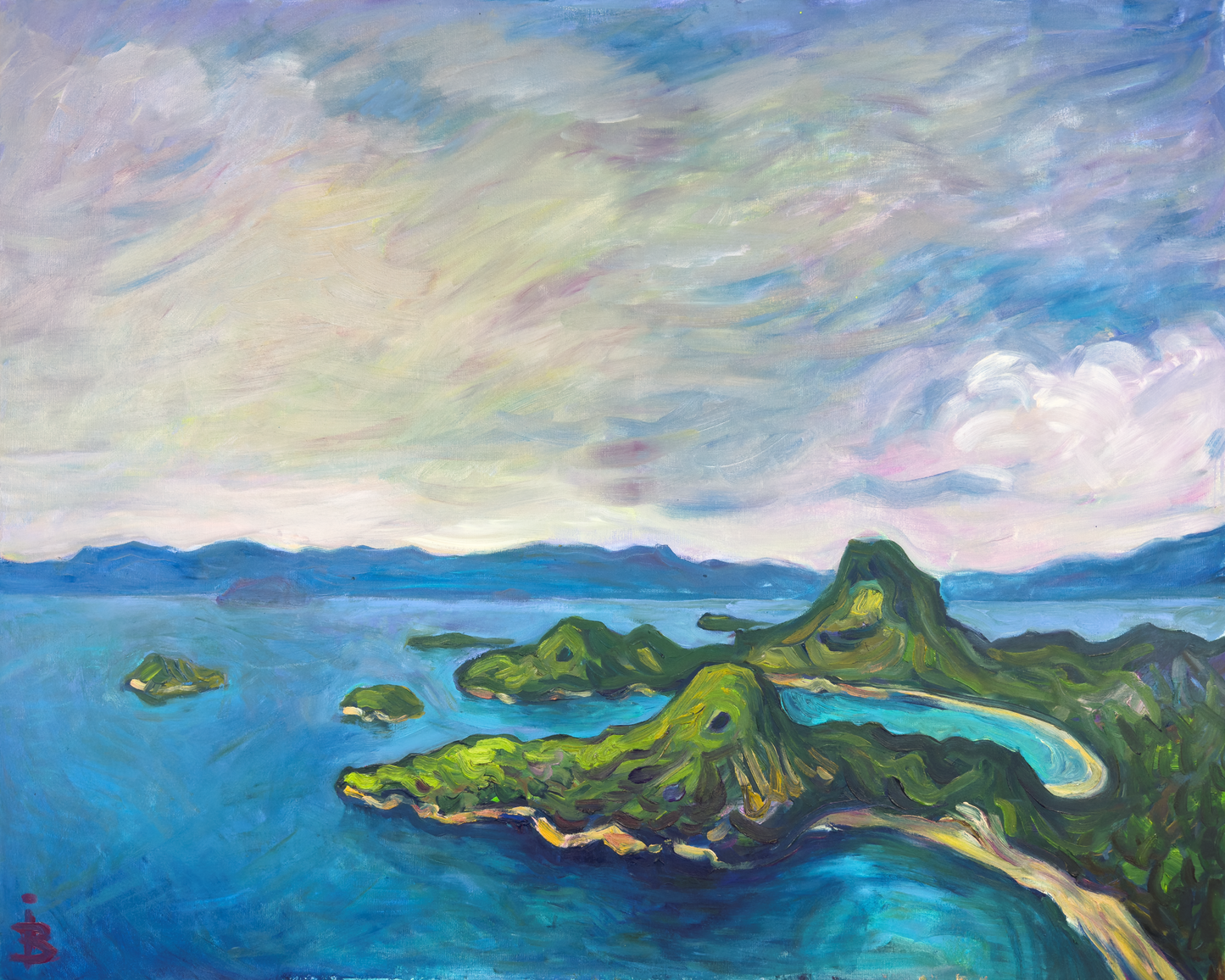 Kunstdruck - Das Spiel der kleinen indonesischen Inseln